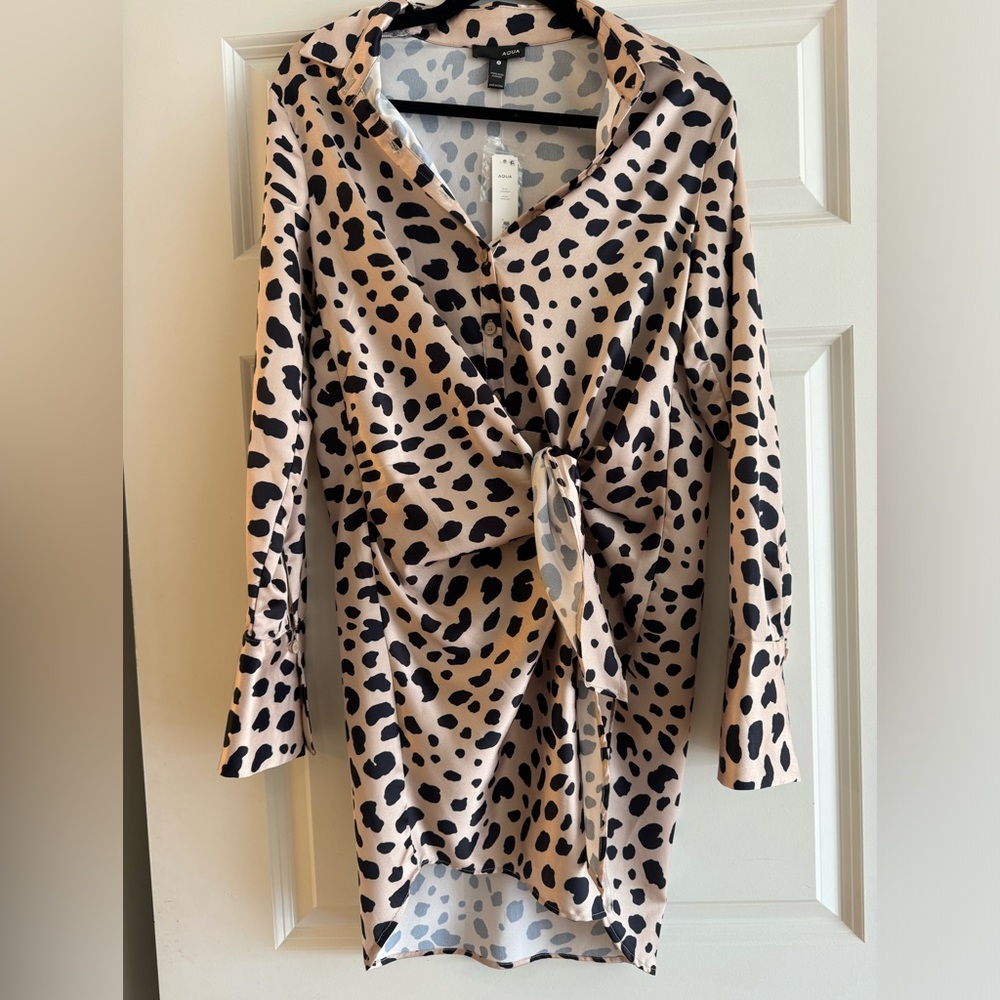 NWT Aqua Wrap dress